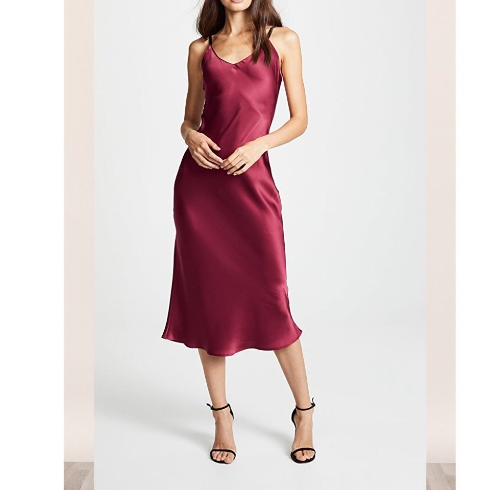 Sablyn Taylor Slip Dress in Wine NWOT